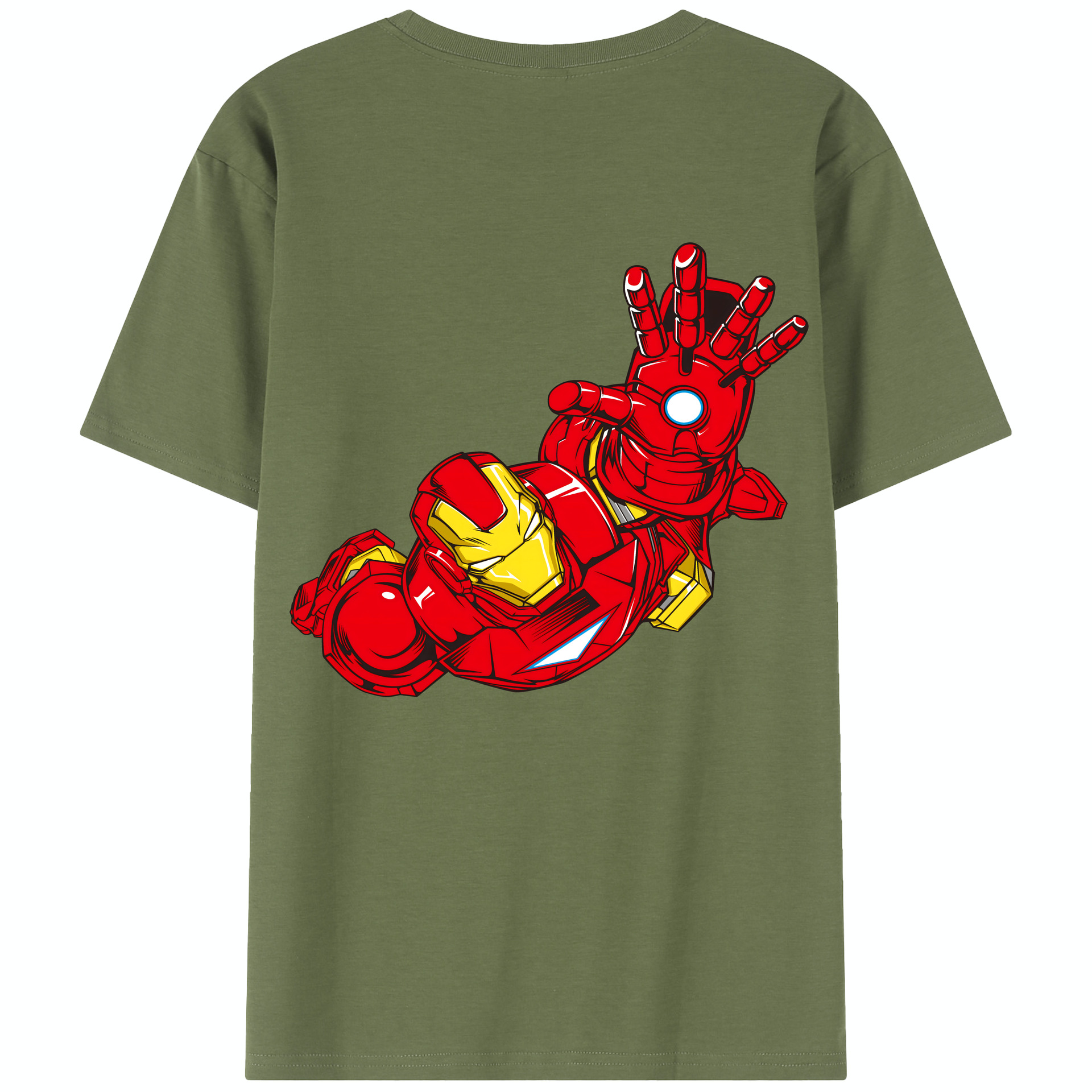 （画像用） アベンジャーズ The Avengers 綿100％半袖Tシャツ（背面プリント）